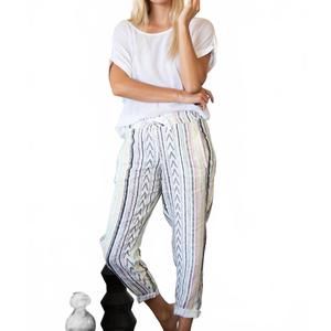 NEW LVHR taylor crop pant in multi ikat